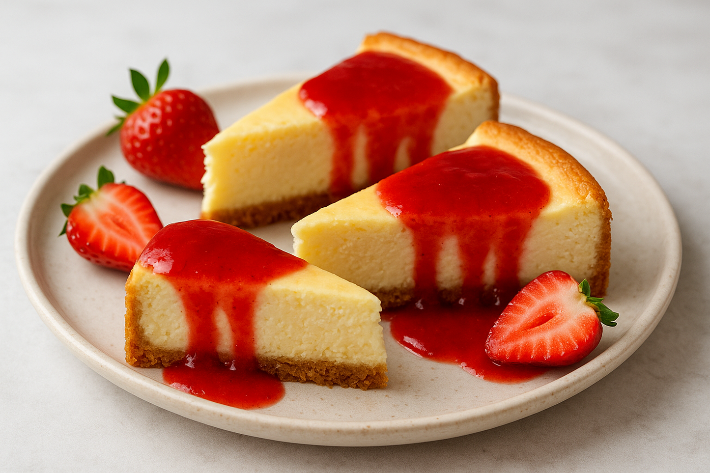 New York Style Cheesecake with Kanyan crust