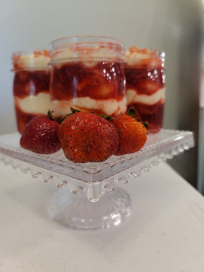 Strawberry Tiramisu In a Jar! - 4